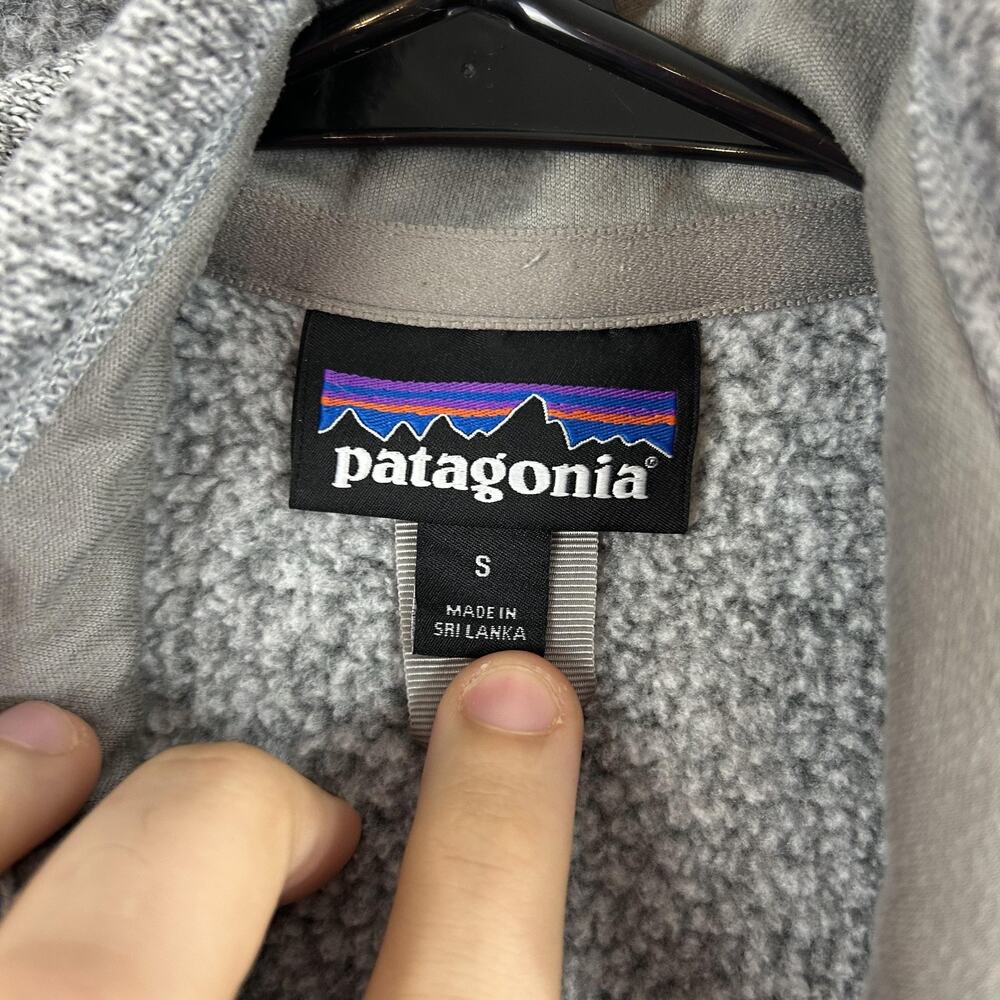 Patagonia Vest Womens Small Better Sweater Fleece Full Zip Gray Outdoor Casual - Picture 4 of 7